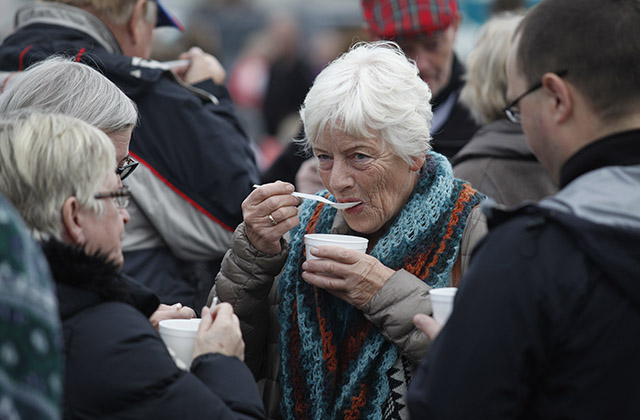 Kjötsúpa mettaði 5000 manns