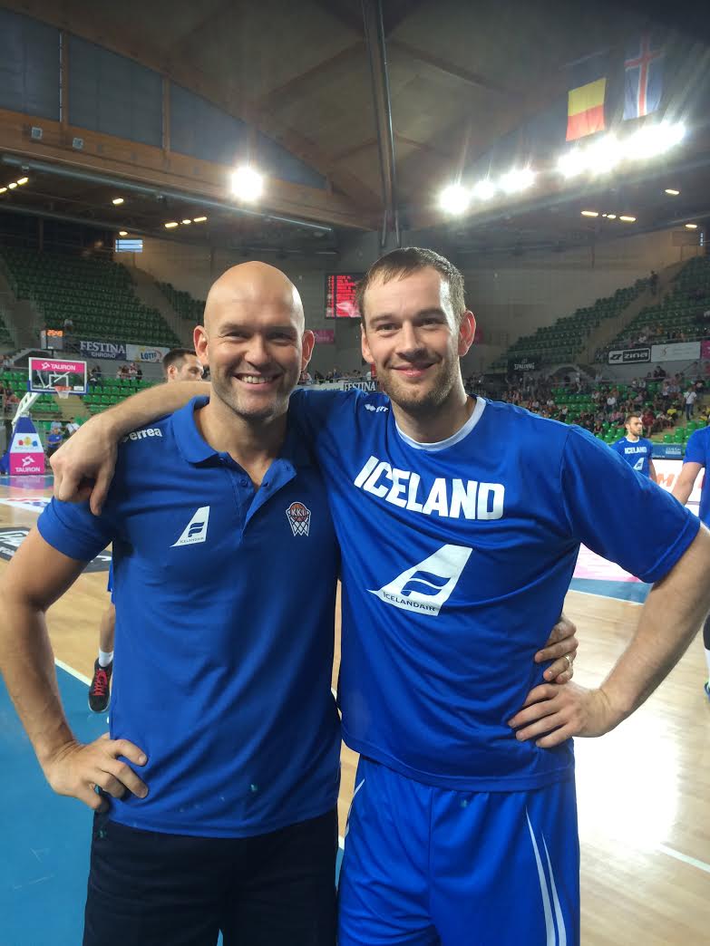 Okkar menn á Evrópumótinu í körfubolta