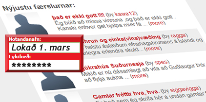 Bloggi Víkurfrétta lokað 1. mars