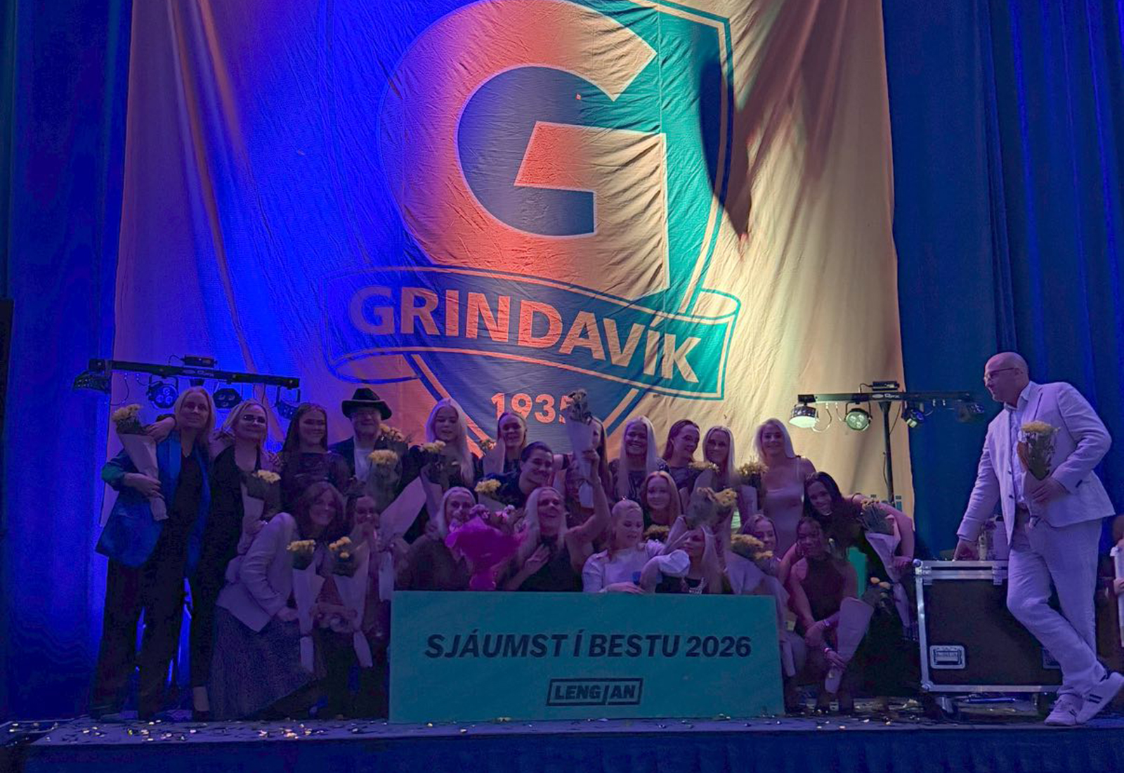 Lokahóf knattspyrnudeildar UMFG tókst frábærlega