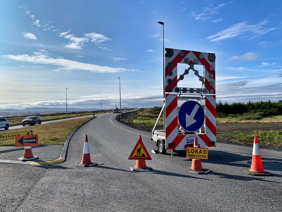 Reykjanesbraut lokað vegna malbiksframkvæmda