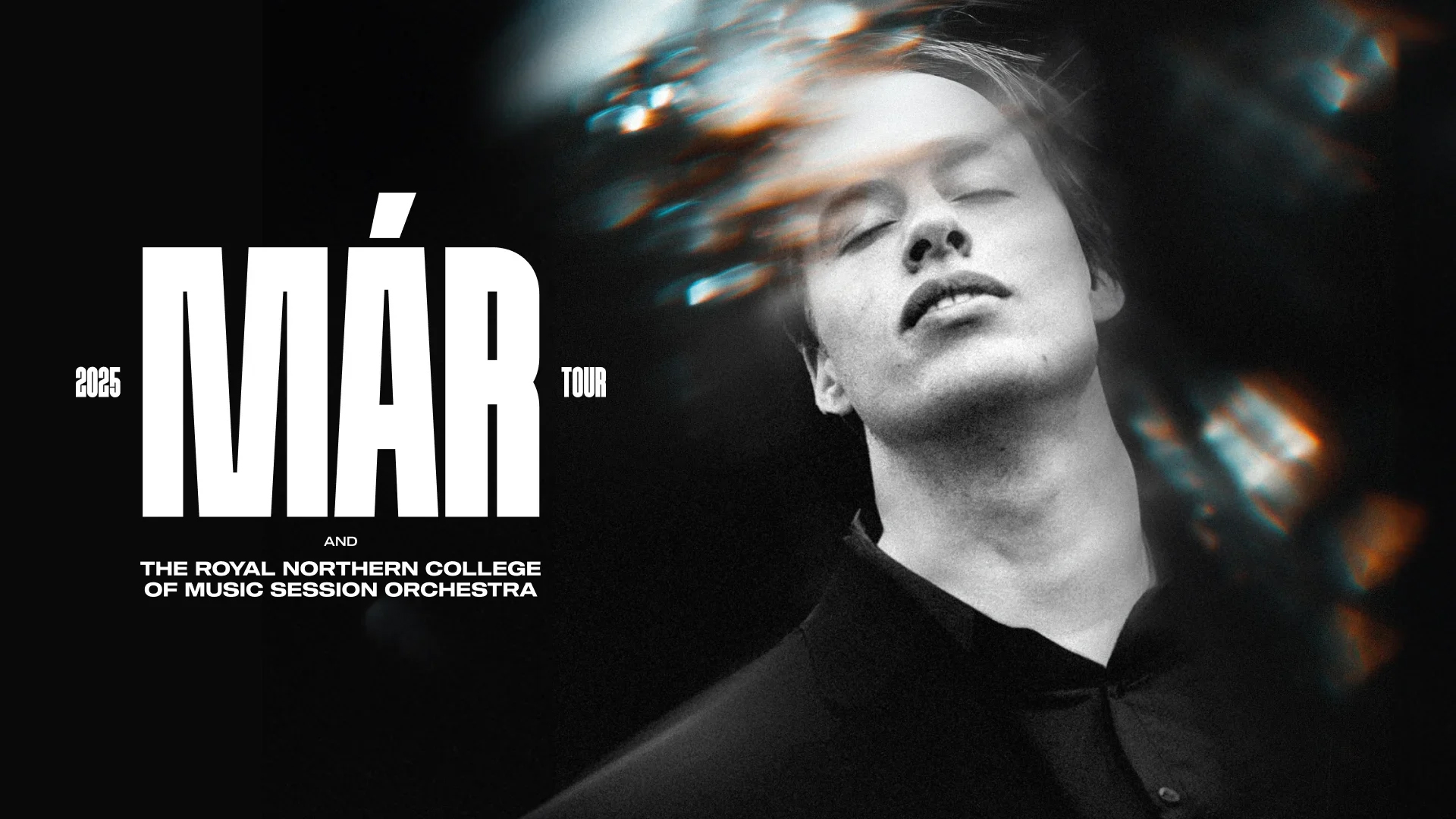 Már með stórsveit frá Manchester á tvennum tónleikum