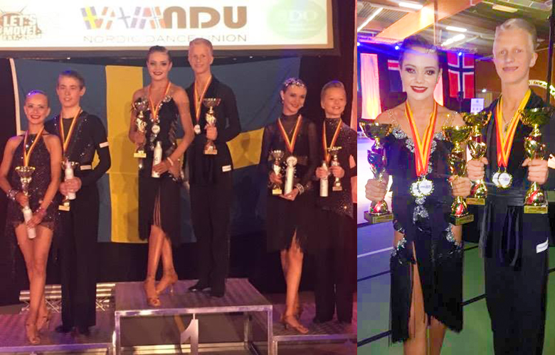 Norðurlandameistarar í ballroom og latin dönsum