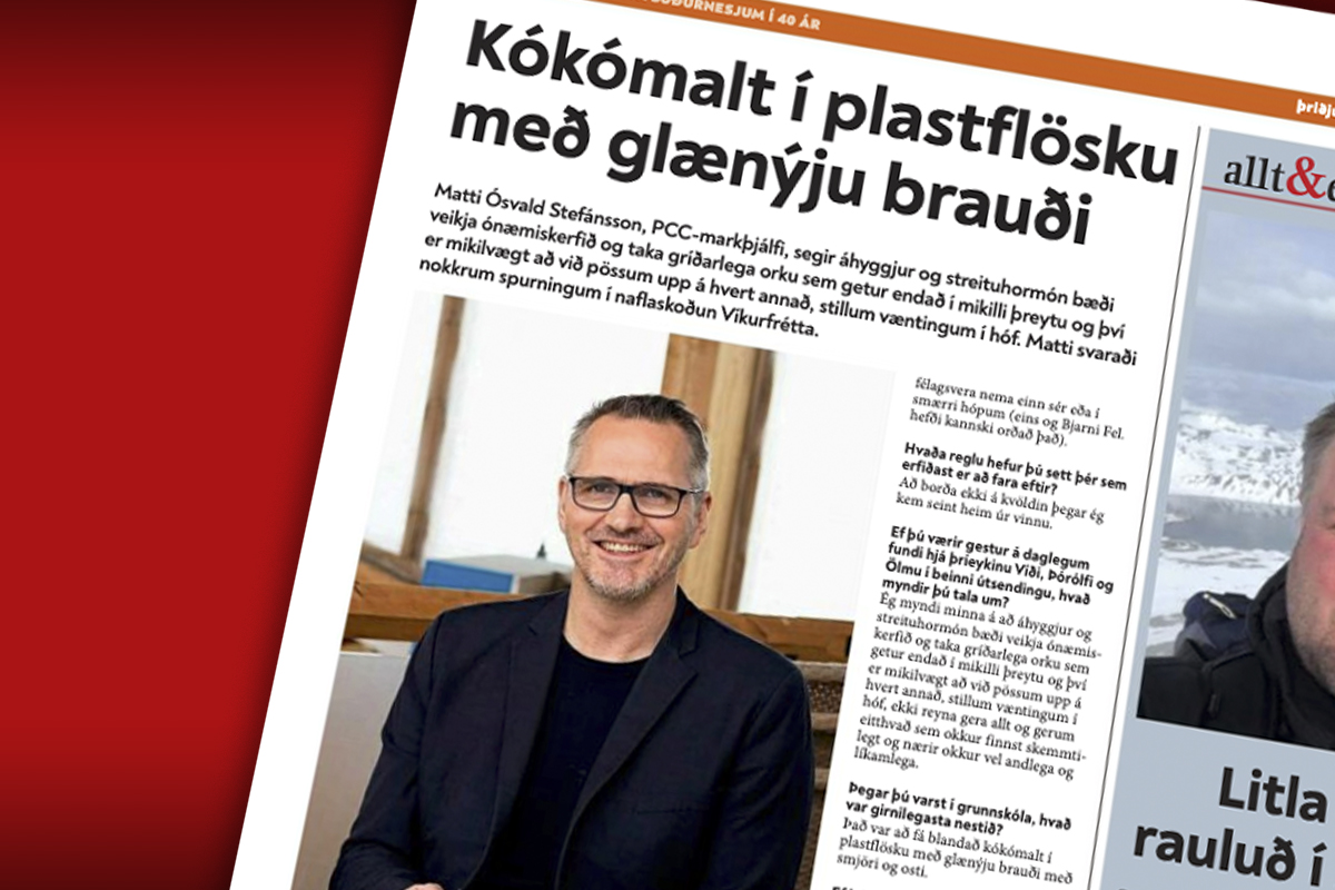 Kókómalt í plastflösku með glænýju brauði