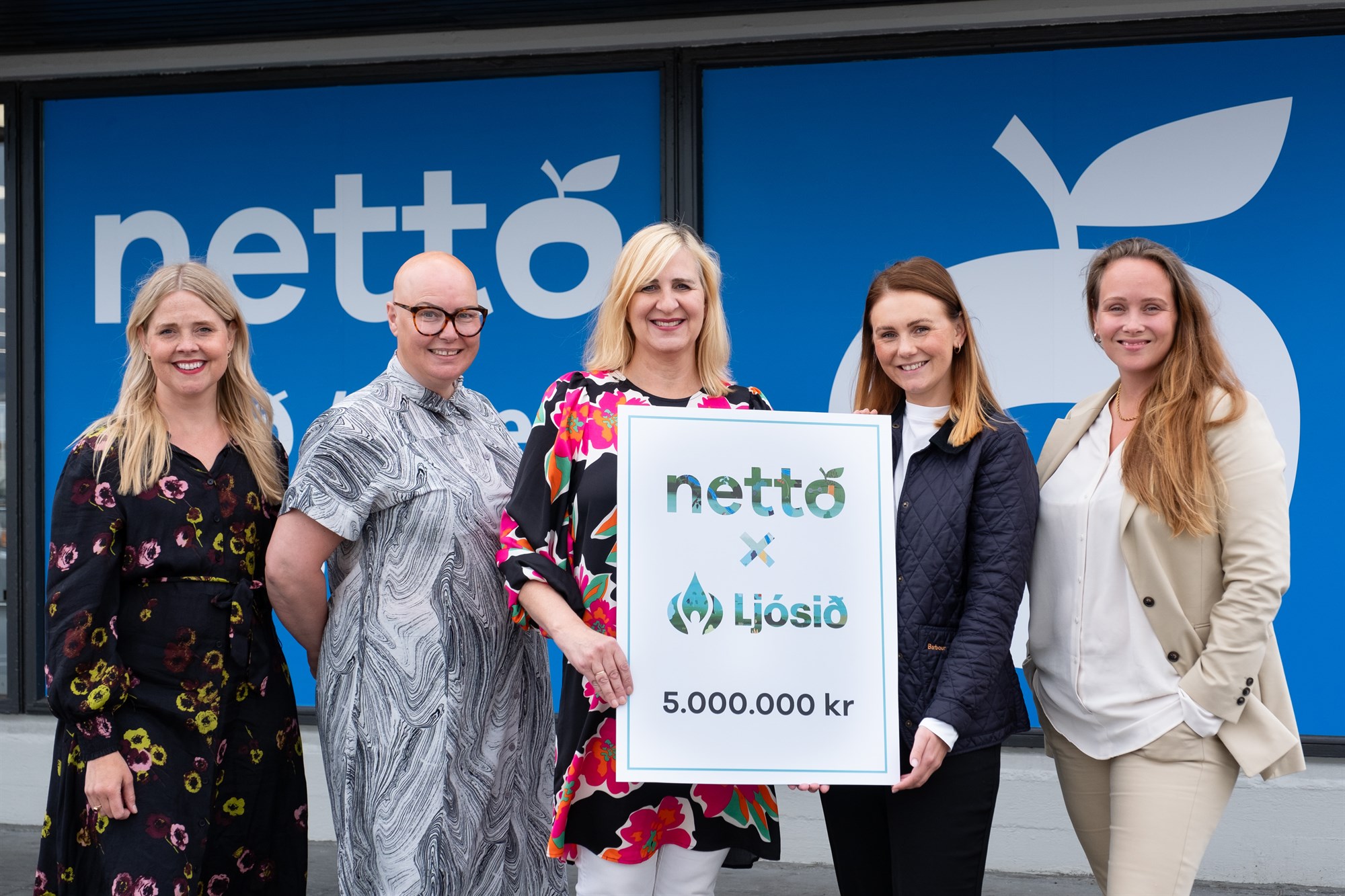 Nettó safnar fimm milljónum króna fyrir Ljósið