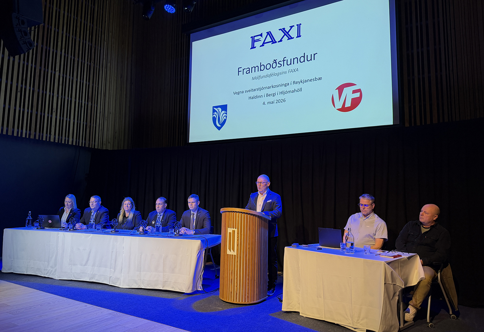 Upptaka frá framboðsfundi oddvitanna í Reykjanesbæ