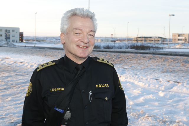 Lögreglustjórinn heiðraður fyrir blóðgjafir