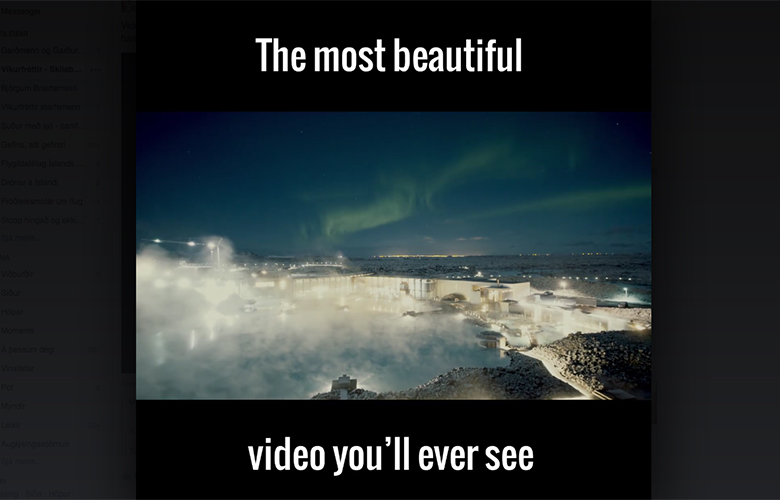 Óli Haukur bræðir heimsbyggðina