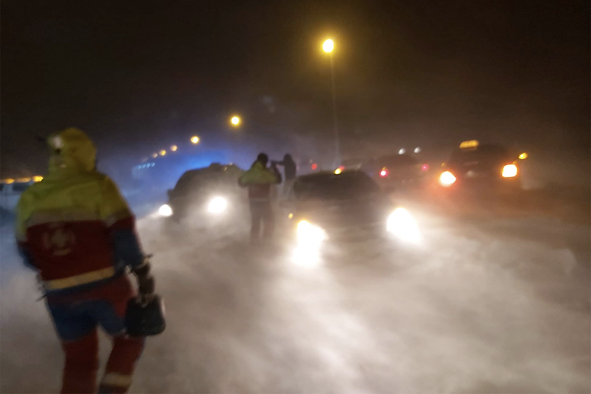 Óveðrið sérstakt og óvenjulegt í alla staði