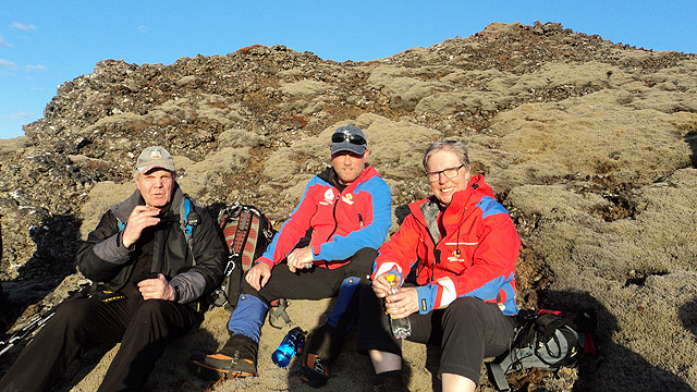 Gönguferð í á Svartsengisfell