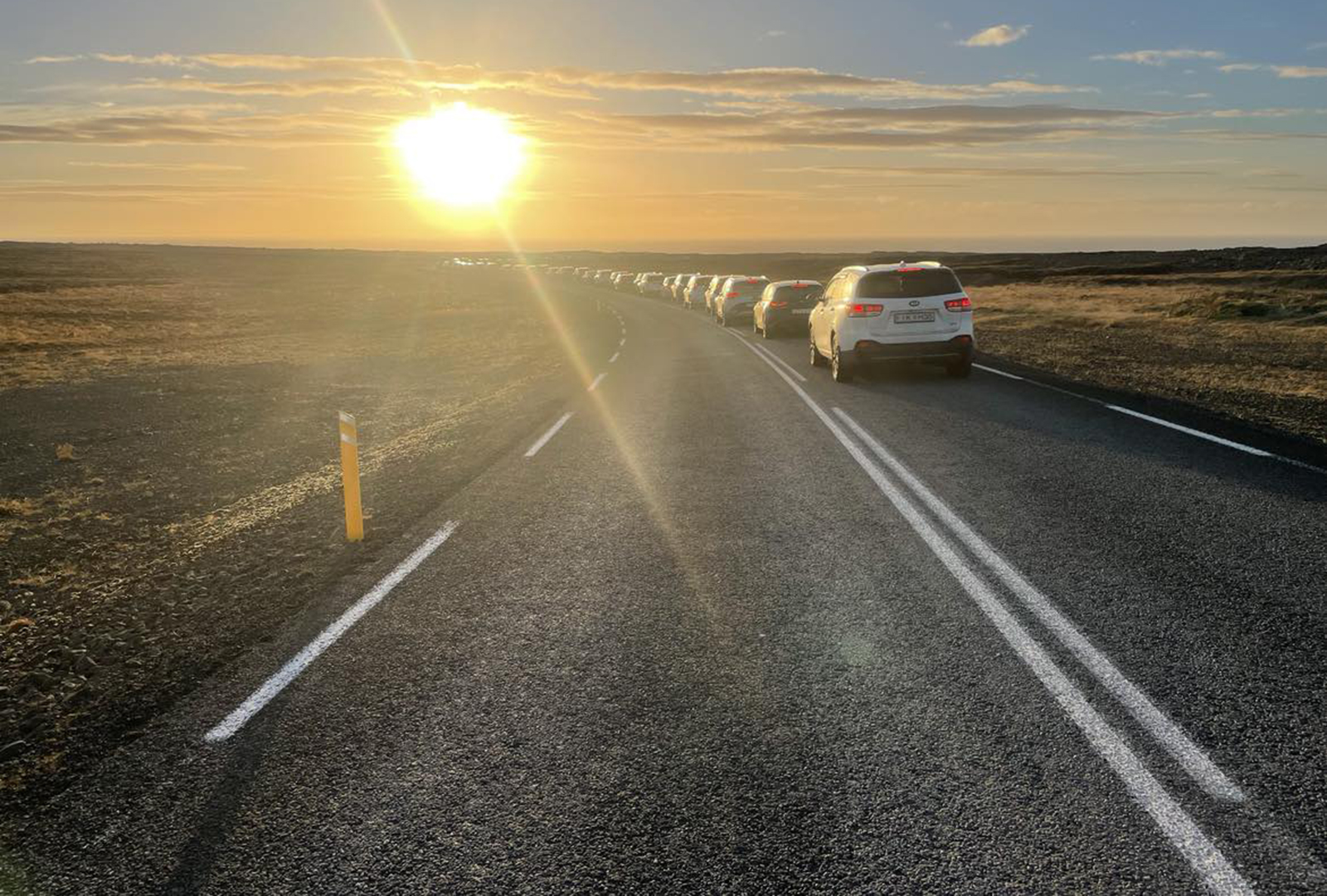 Takmarka umferð til Grindavíkur