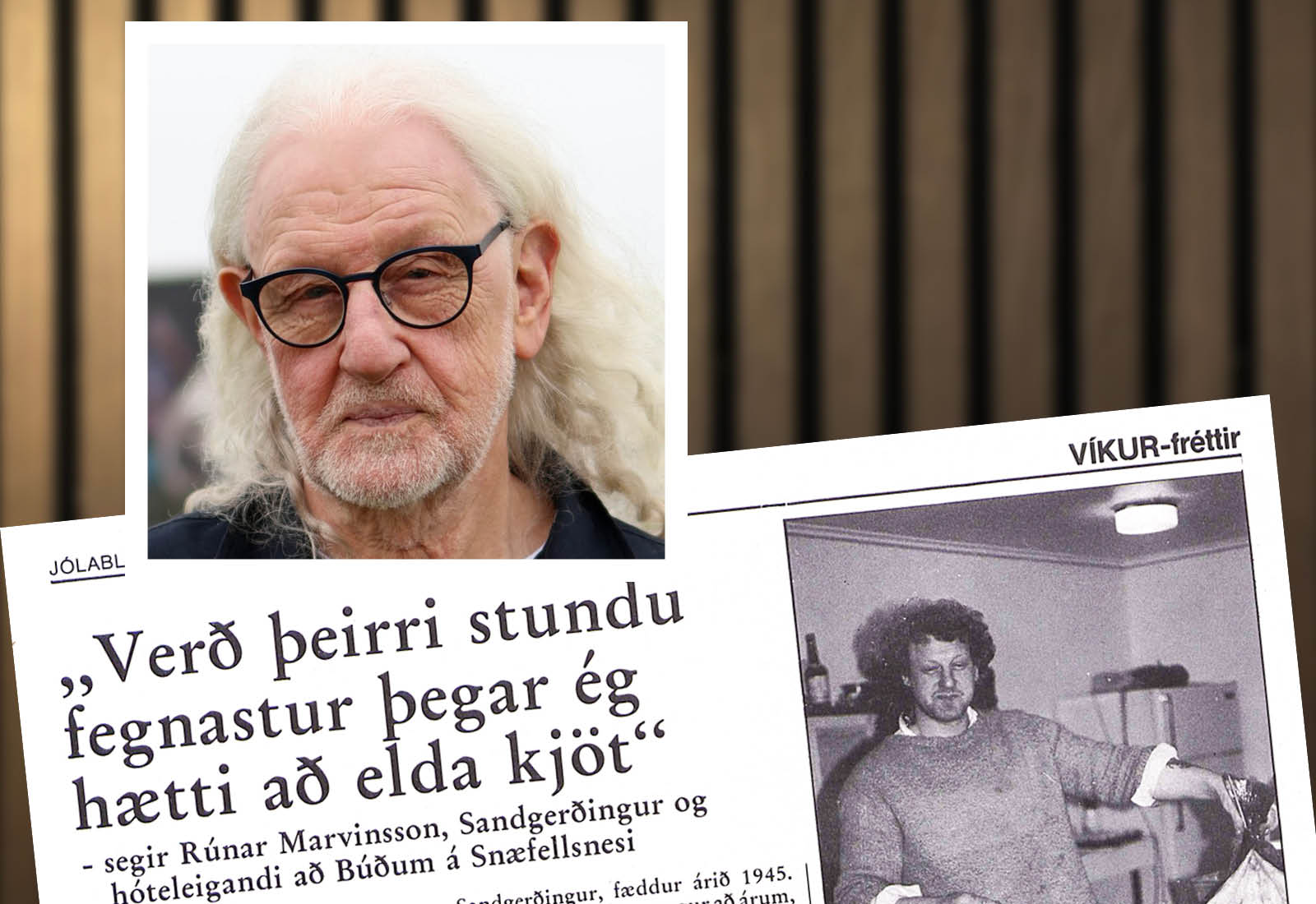 Fiskiveisla þegar Rúnar Marvins fagnaði áttatíu ára afmæli