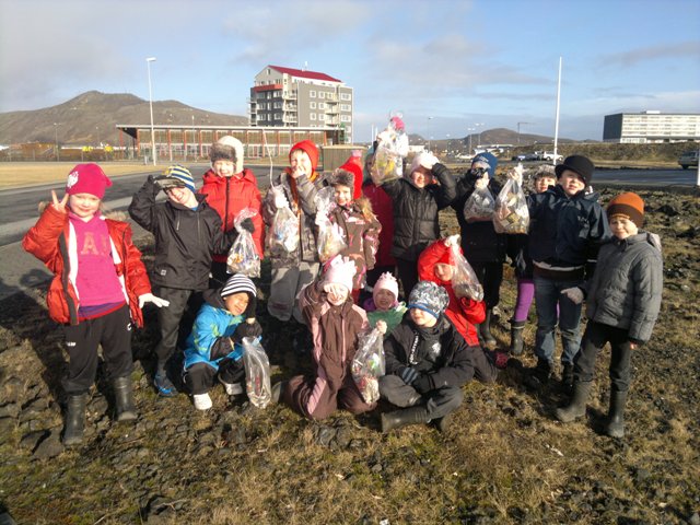 Þvílíkt rusl út um allt!