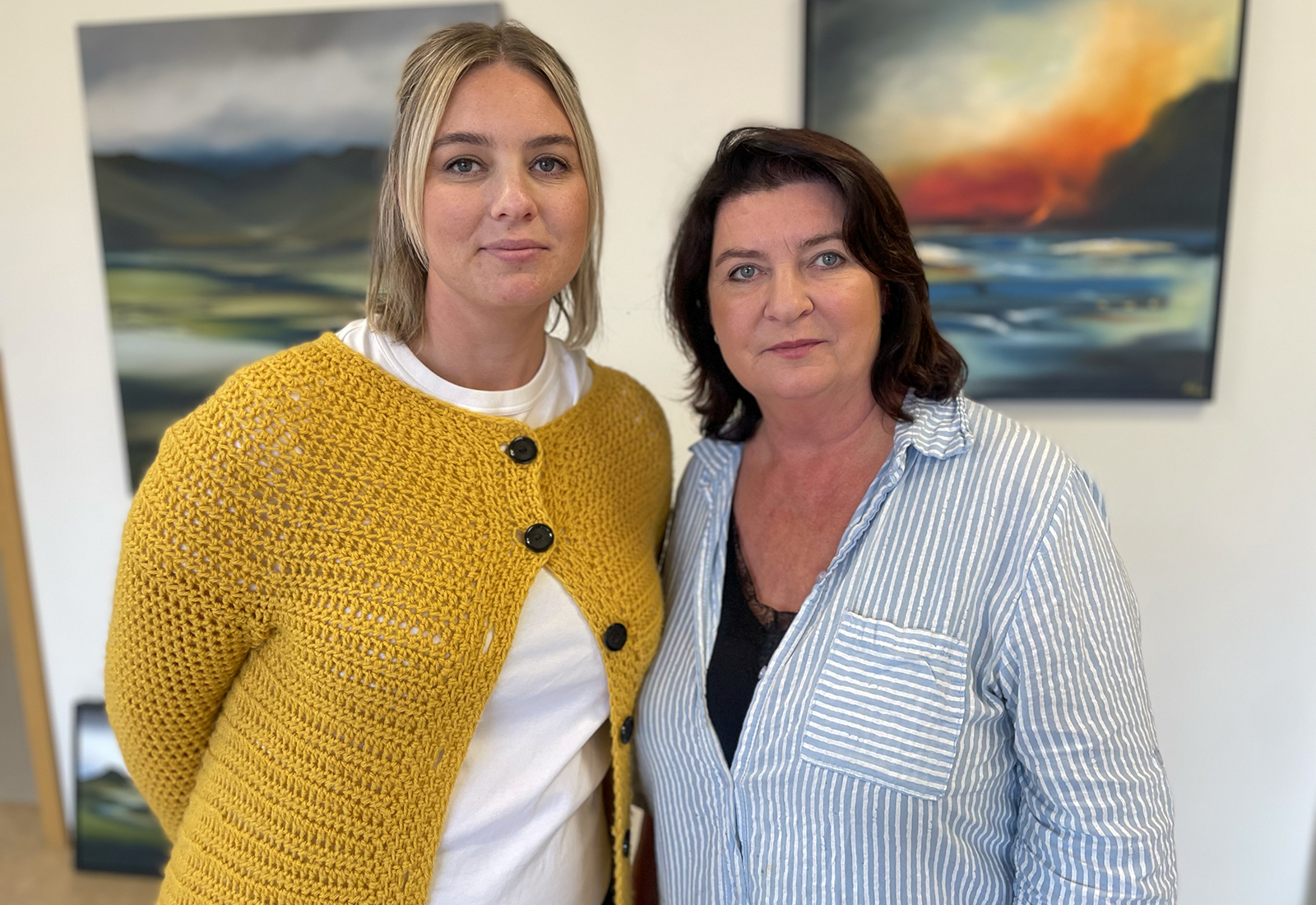 Ætlaði að kaupa kleinur en fór út með málverk