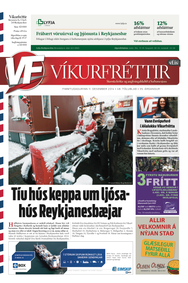 40 síðna aðventublað í dag