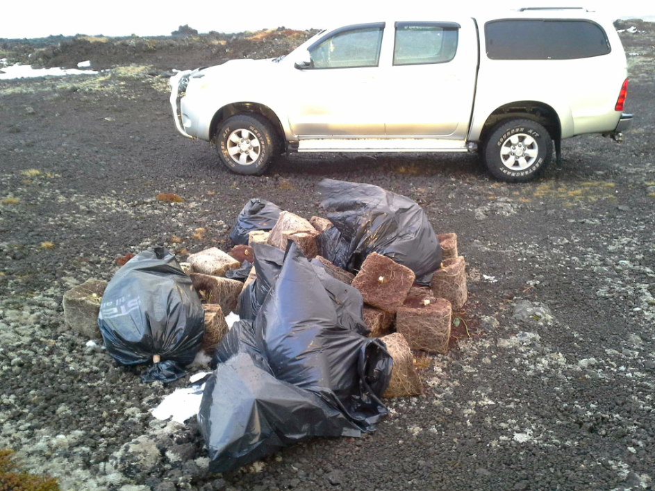 Grunsamlegur haugur í Kúagerði mögulega lögreglumál