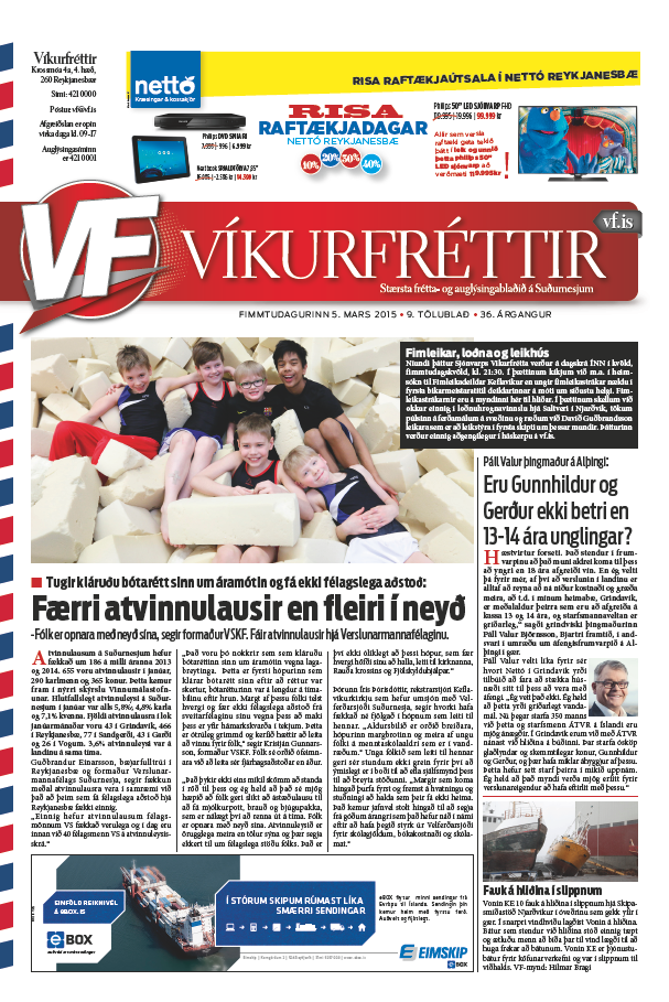 Unga fólkið og margt annað í 20 síðna blaði vikunnar