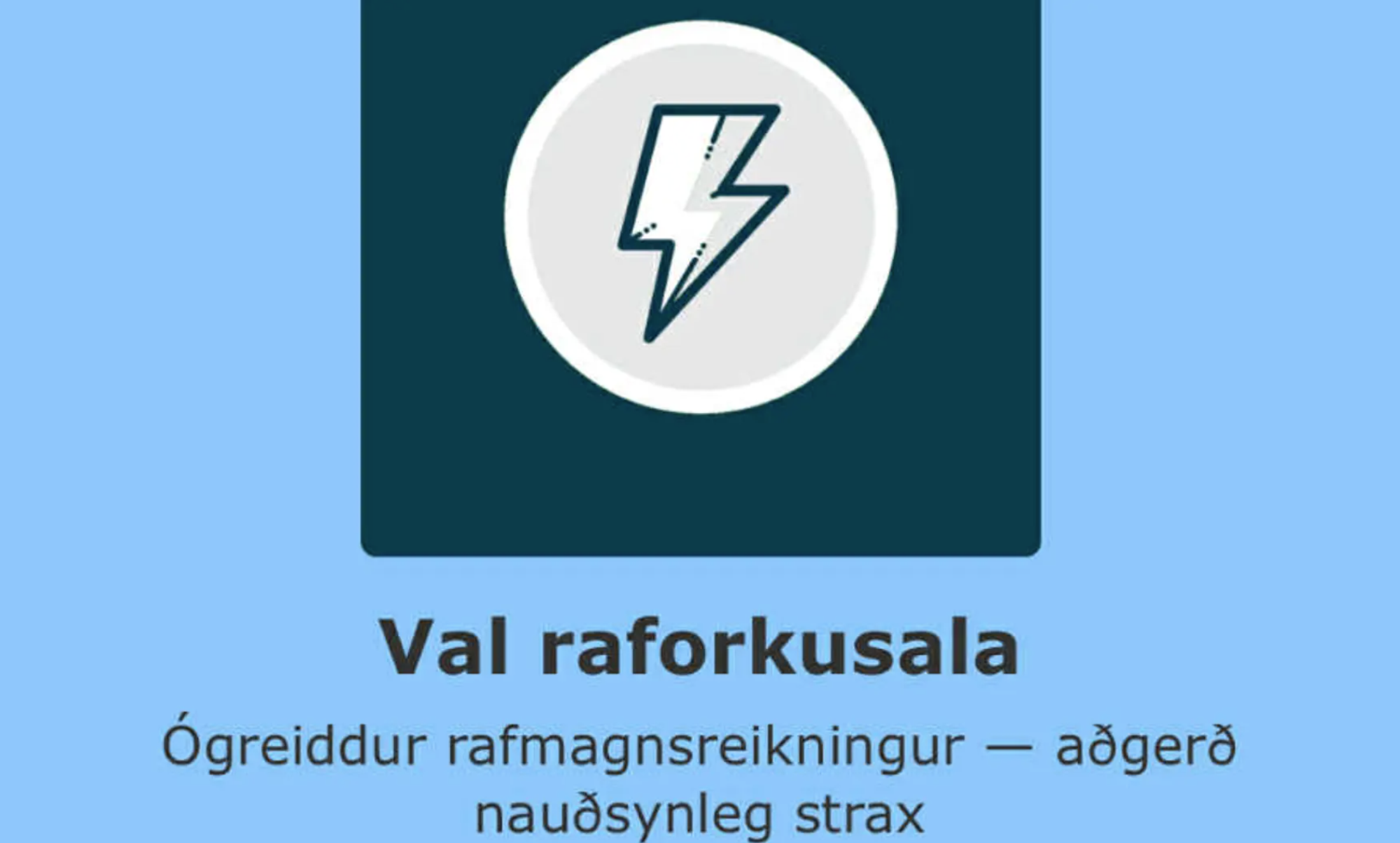 HS Veitur vara við svikapósti