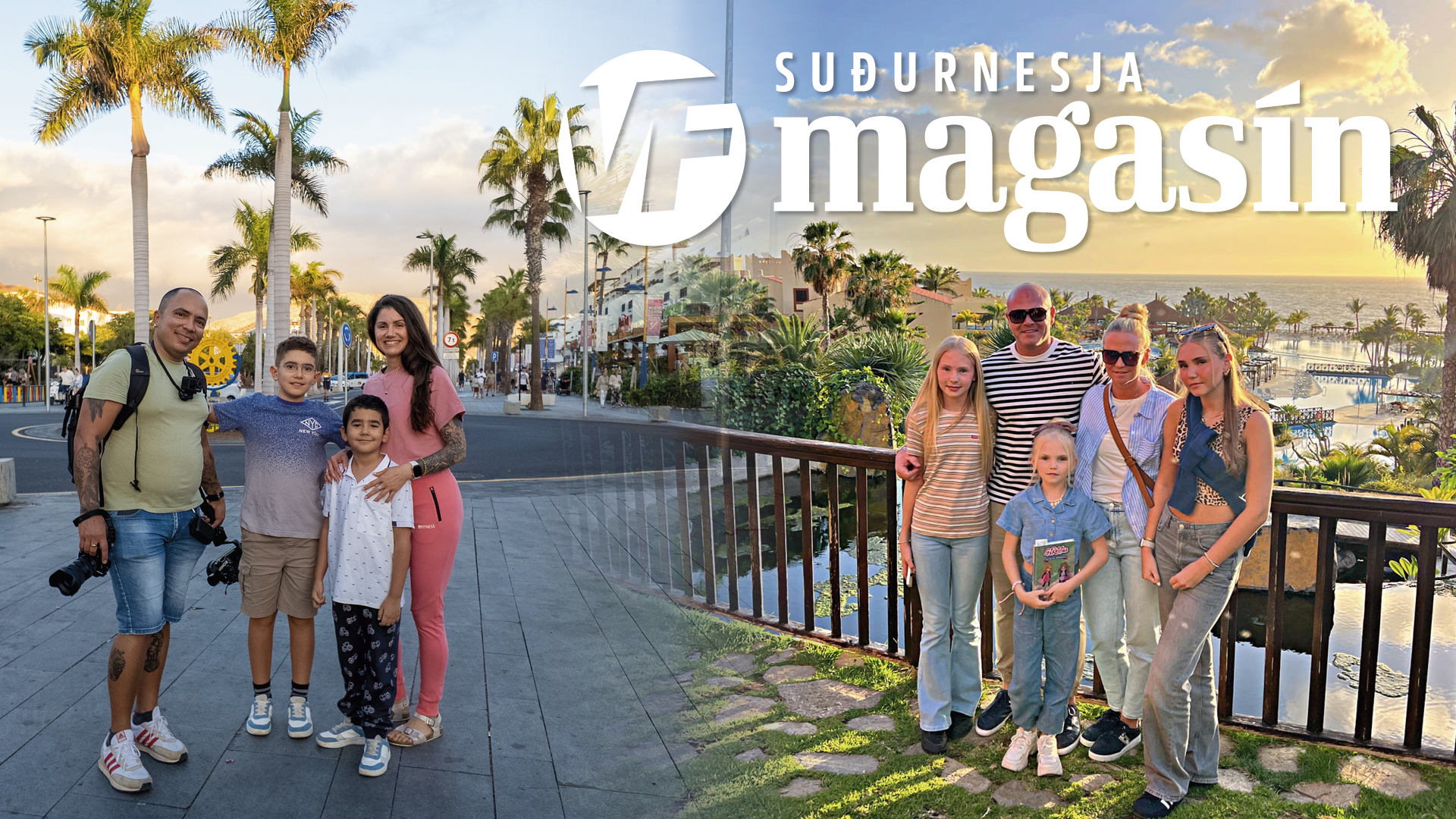 Sólríkt Suðurnesjamagasín á Tenerife