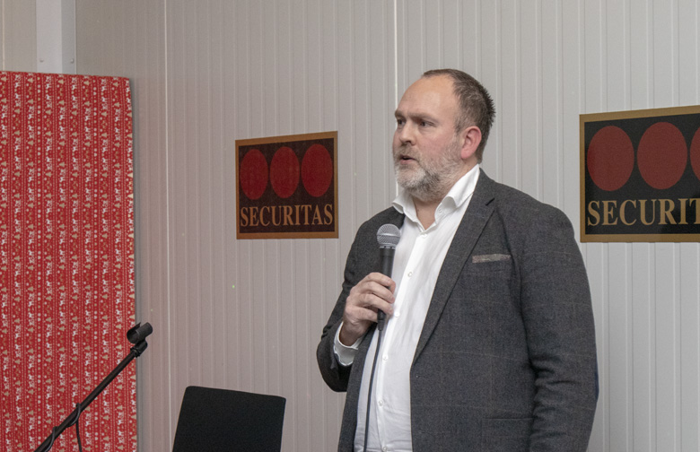 Örvar fór á kostum hjá Securitas