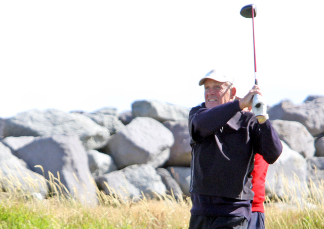 Sigurður lék 20 golfhringi í Leirunni í janúar