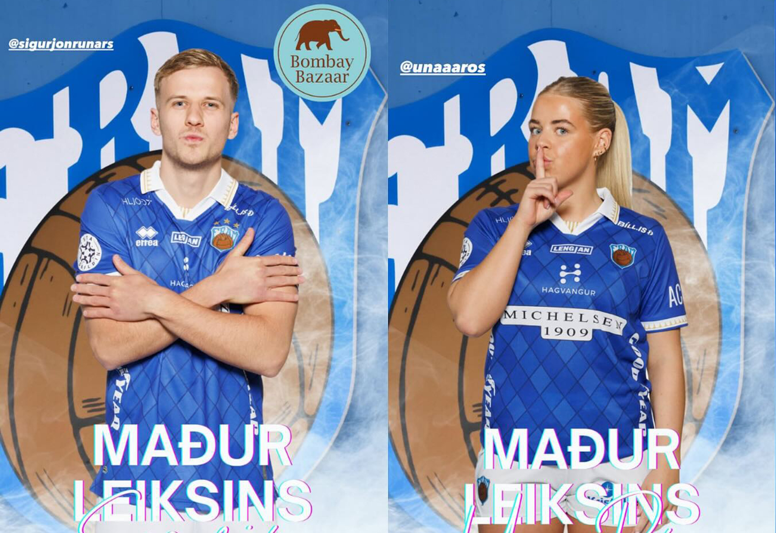 Grindvísk systrabörn gera það gott með Fram í fótboltanum