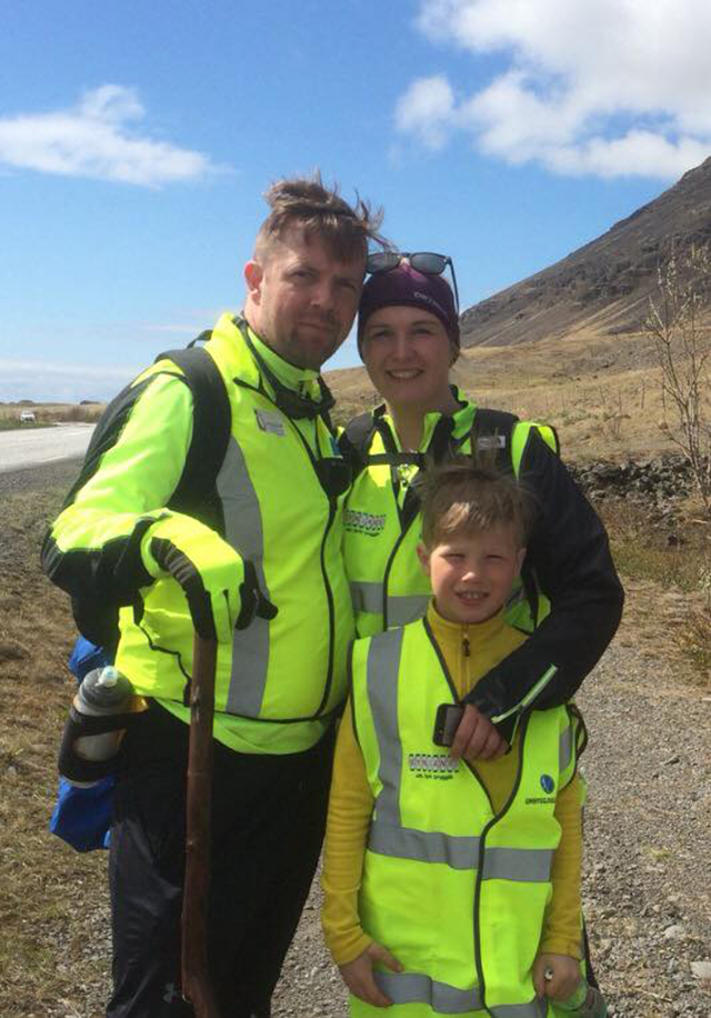 Bólginn og marinn en nálgast endamarkið