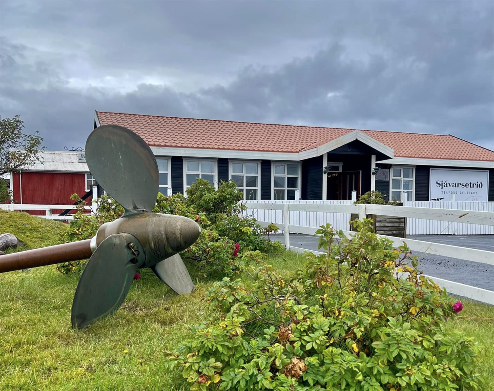 Iðandi mannlíf í Sandgerði á laugardagskvöld