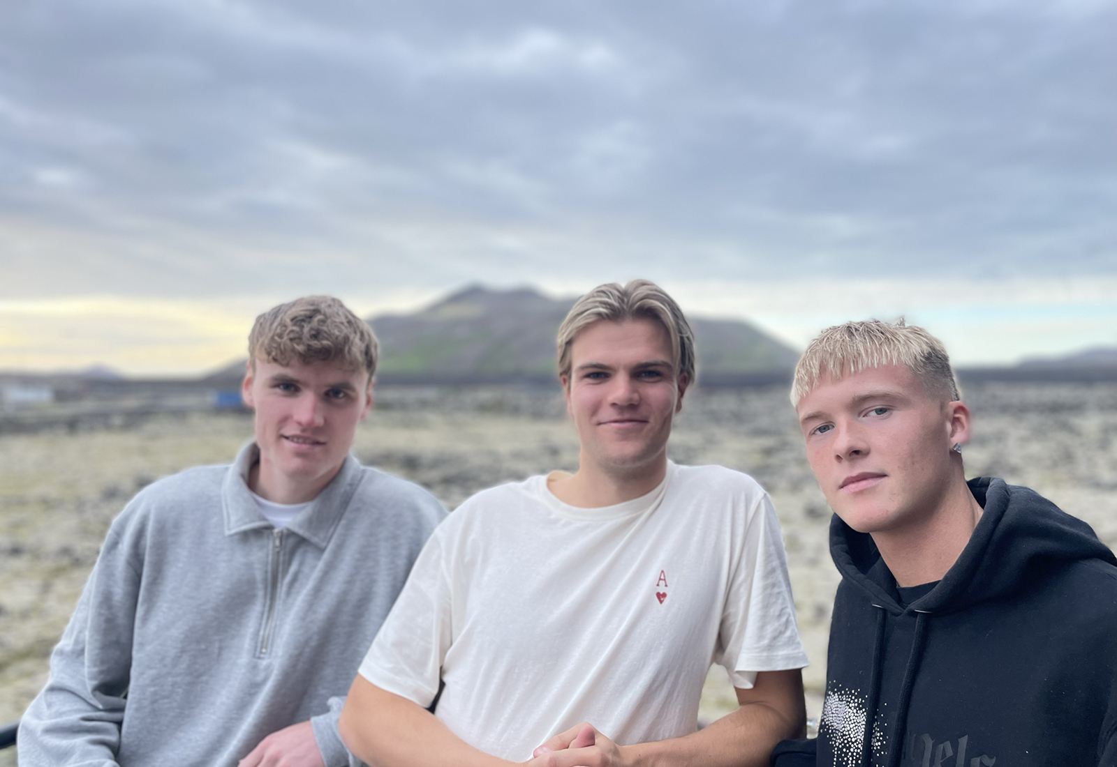 Skagamennirnir búa í Grindavík og kunna einkar vel við sig