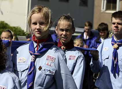 Í sólskinsskapi á 17. júní