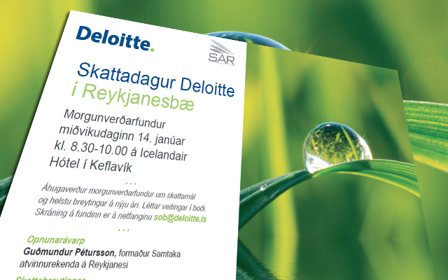Skattadagur Deloitte á morgun