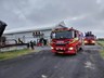 Eldur í Fiskmarkaði Suðurnesja í Sandgerði