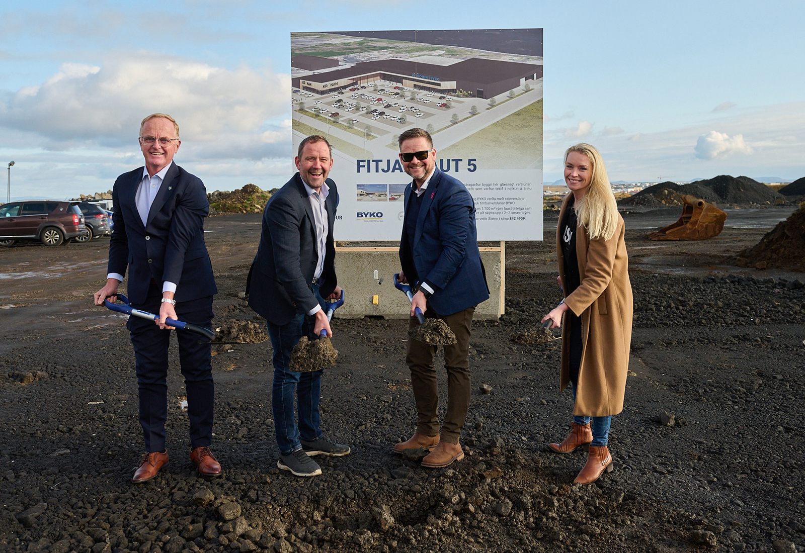 Smáragarður byggir 10.000 fermetra verslunarhúsnæði í Reykjanesbæ fyrir Krónuna og BYKO