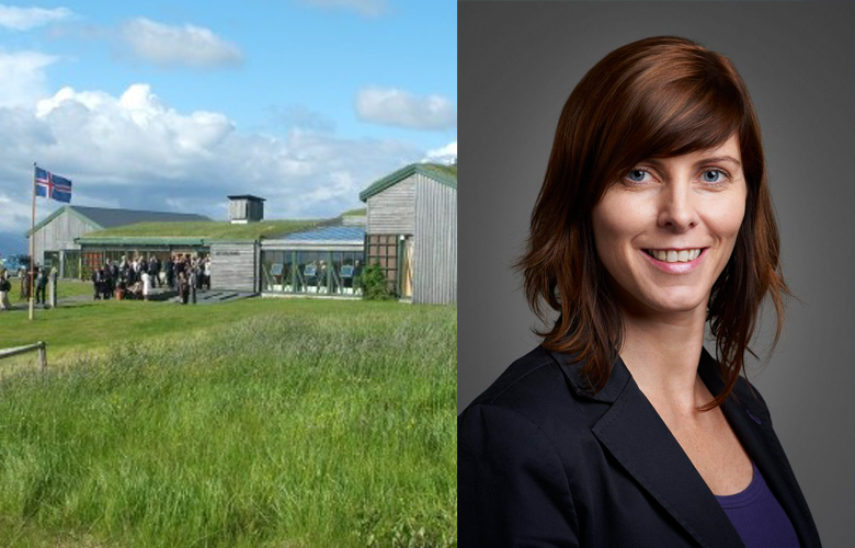 Auður Finnbogadóttir til Sólheima