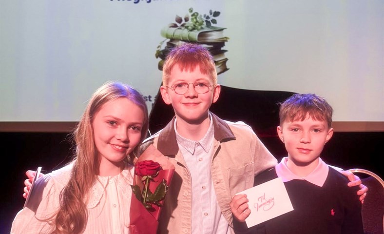 Birkir Frosti efstur á lokahátíð Stóru upplestrarkeppninnar