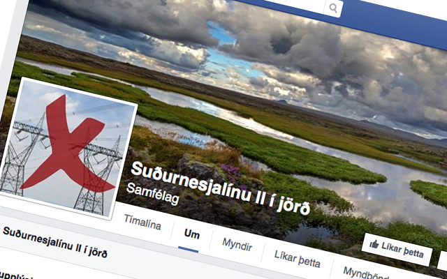 Yfir 1300 vilja Suðurnesjalínu II í jörð