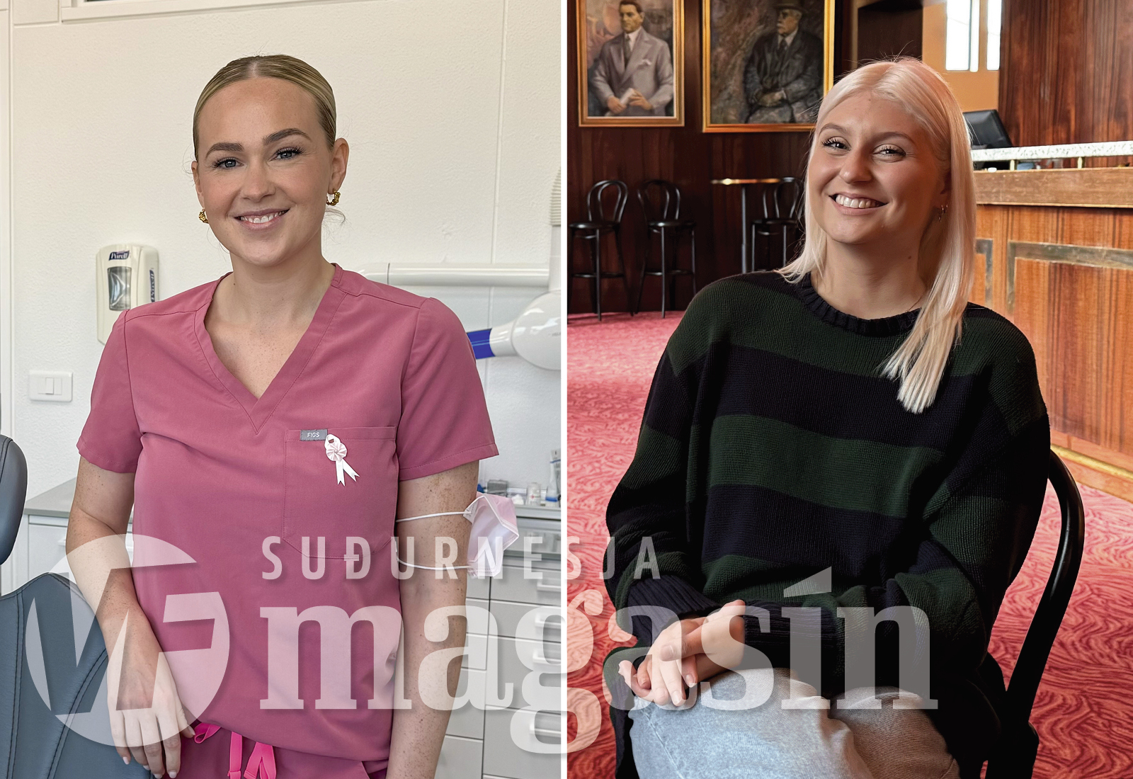 Elma Rún og Kristjana í Suðurnesjamagasíni