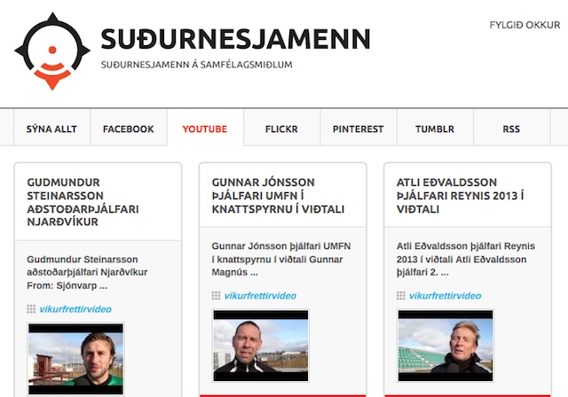 Suðurnesjamenn í samfélagsmiðlum