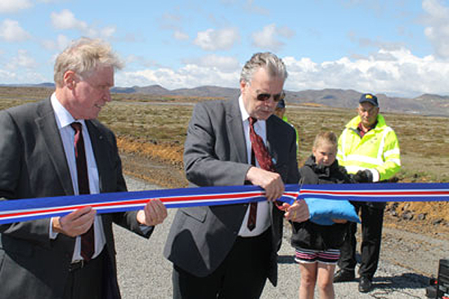Suðurstrandarvegur opnaður formlega - kostaði 3 milljarða