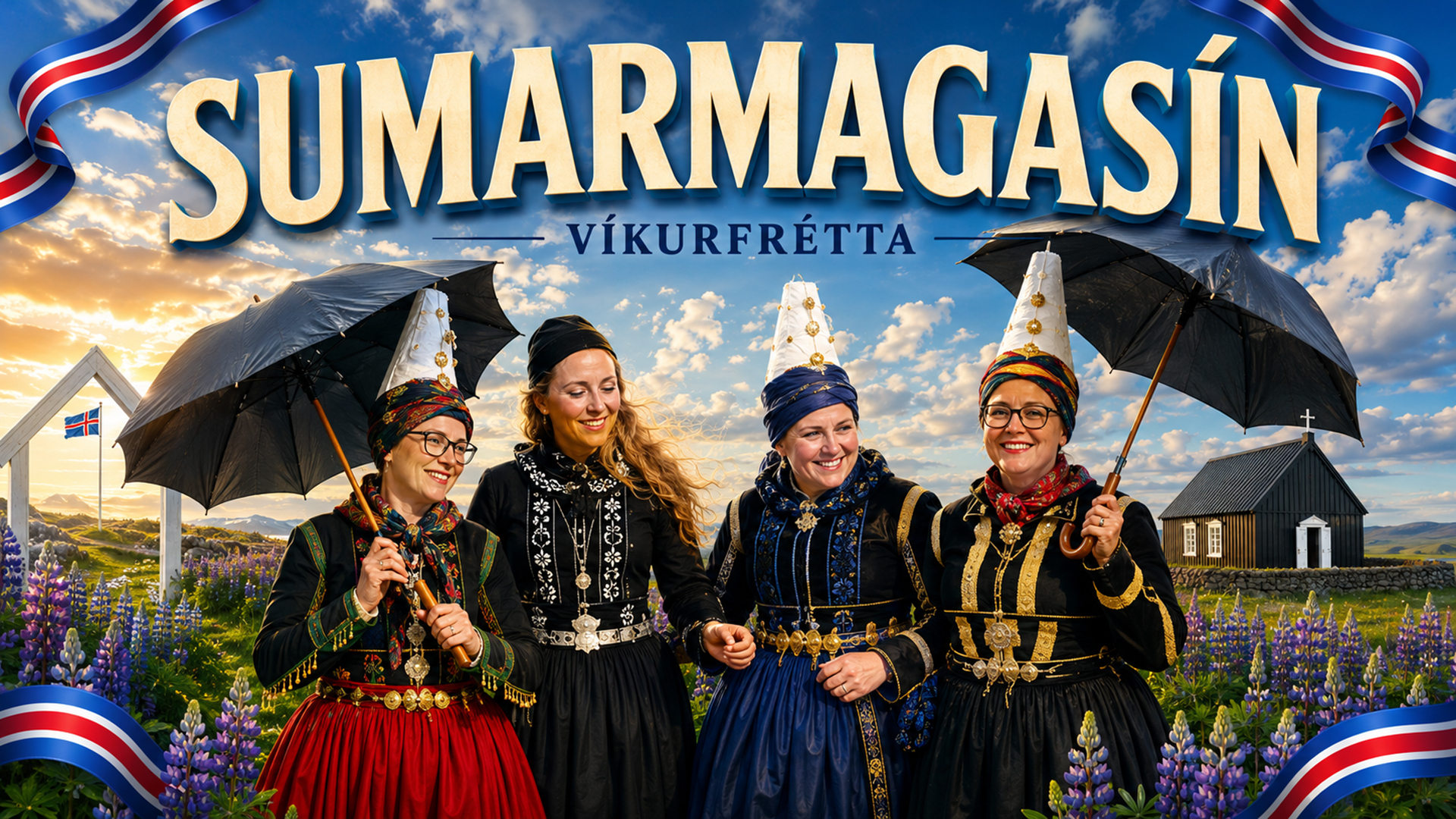 Sumarmagasín Víkurfrétta: Þjóðbúningamessa á Vatnsleysuströnd