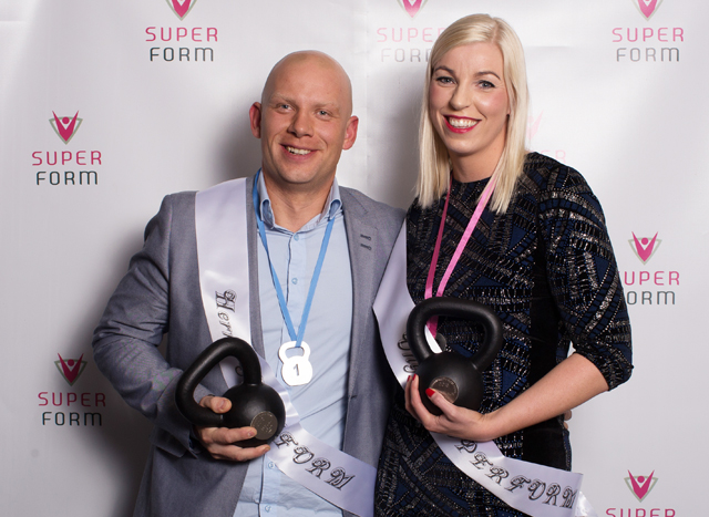 Þórey og Jóhannes sigruðu í Superform áskorun 2015