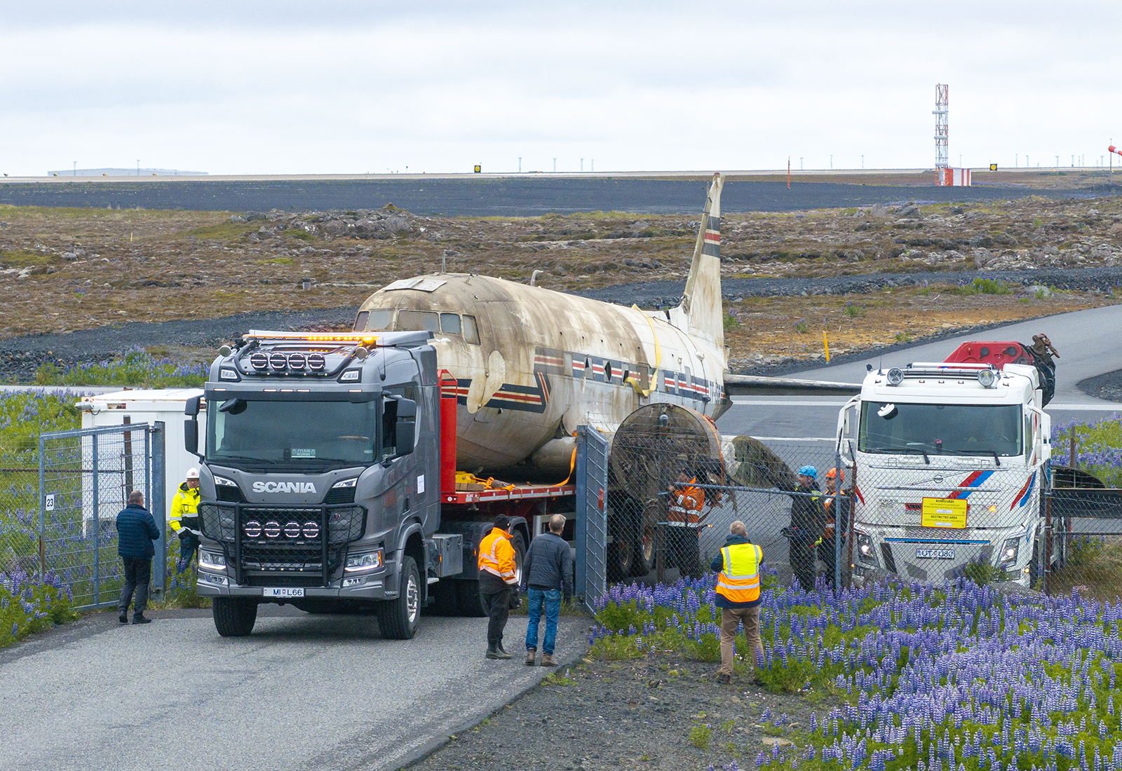 Síðasti „Þristurinn“ yfirgefur Keflavíkurflugvöll