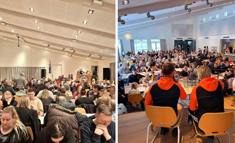 Metþátttaka á páskabingói Þróttar í Vogum