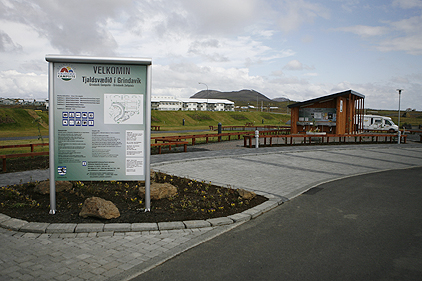 Mikil ánægja með nýja tjaldsvæðið í Grindavík