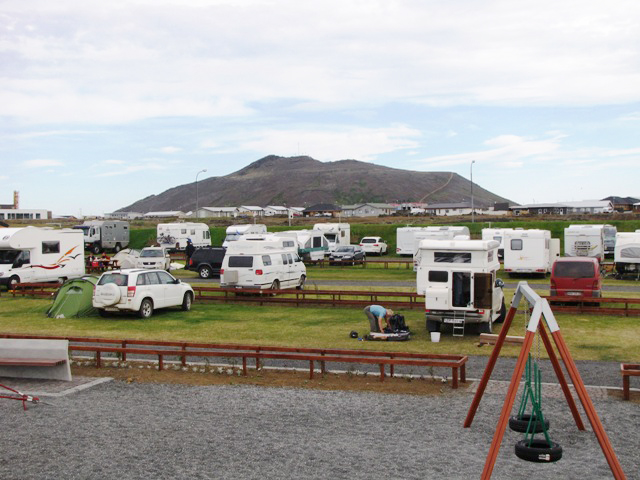 Tjaldsvæðið í Grindavík opnað