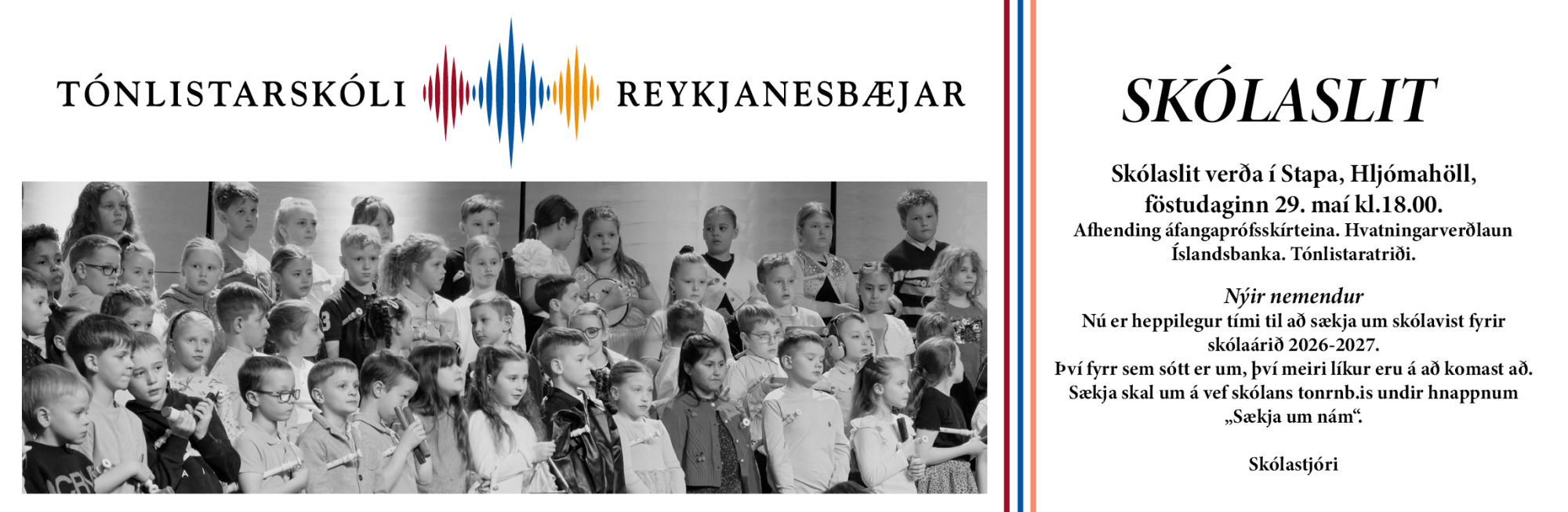Tónlistarskóli RNB skólaslit