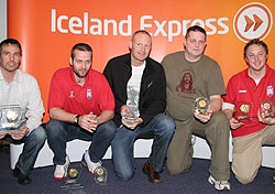 Sigmundur, Páll og Brenton í úrvalsliðinu
