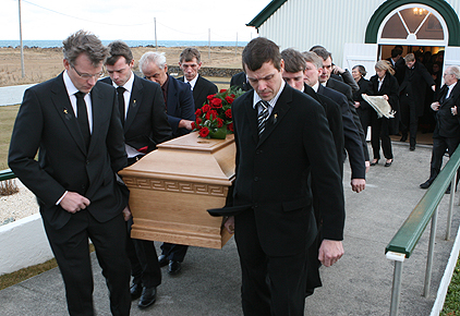 Þorvaldur Halldórsson jarðsunginn