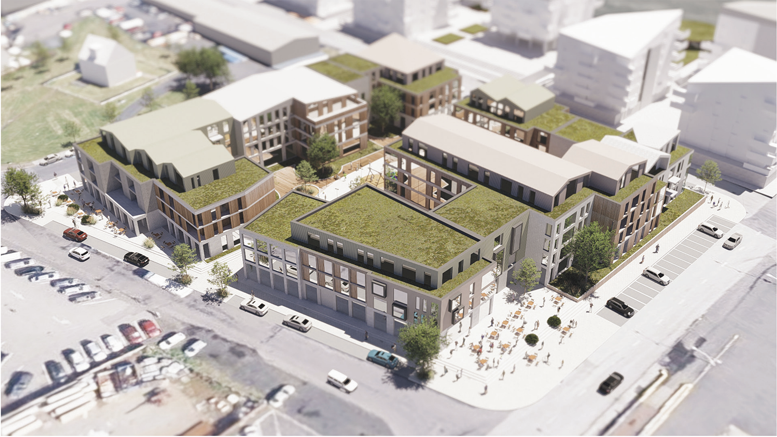 Vilja byggja fjölbýlishús með verslun og þjónustu við Vatnsnes í Keflavík