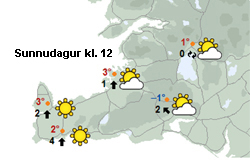 Hlýnandi veður